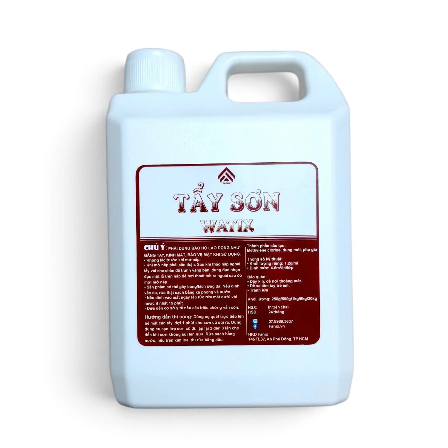 Dung dịch tẩy sơn mạnh, tẩy sơn gỗ, sơn kim loại...